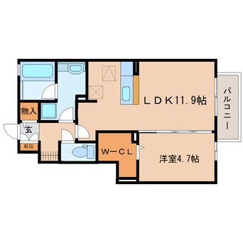 間取図 東海道本線/静岡駅 バス16分西脇下下車:停歩5分 1階 築10年