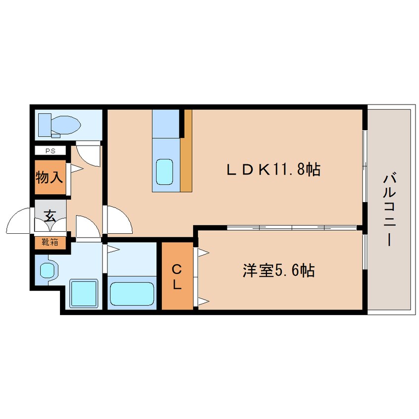 間取図 東海道本線/藤枝駅 徒歩23分 1階 築11年