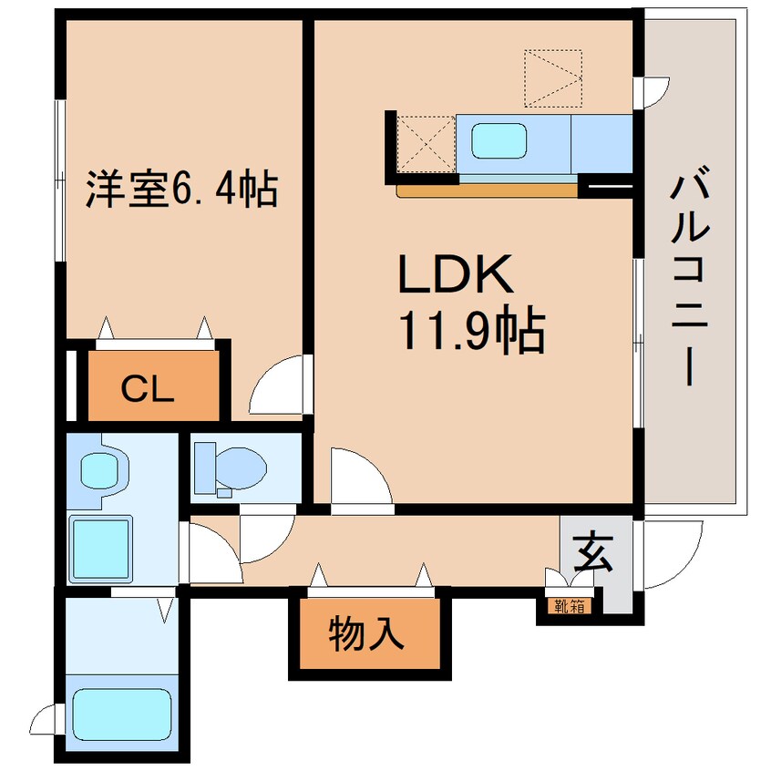 間取図 東海道本線/藤枝駅 徒歩22分 1階 築10年