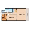 東海道本線/静岡駅 徒歩20分 2階 築36年 1LDKの間取り