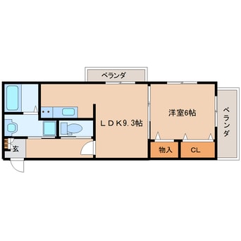間取図 東海道本線/静岡駅 徒歩10分 5階 築10年