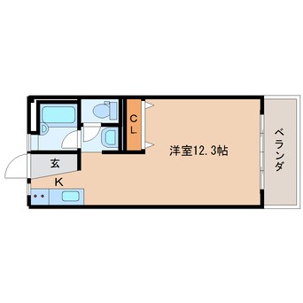 間取図 東海道本線/焼津駅 徒歩9分 2階 築30年