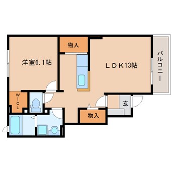 間取図 東海道本線/藤枝駅 バス8分勝草橋下車:停歩3分 1階 築12年