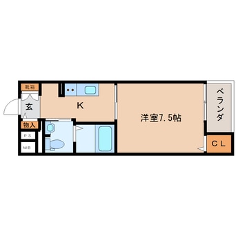 間取図 東海道本線/東静岡駅 徒歩5分 2階 築10年