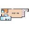 東海道本線/静岡駅 バス:5分:停歩9分 1階 築9年 1Kの間取り