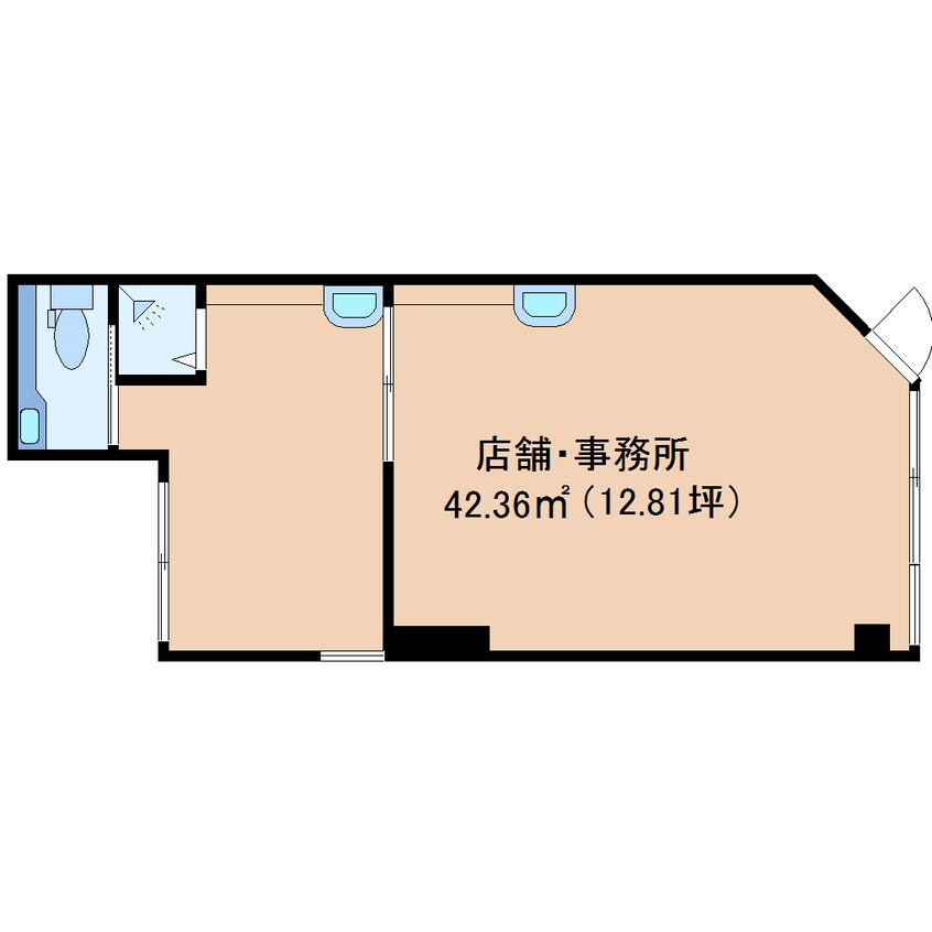 間取図 東海道本線/静岡駅 徒歩13分 1階 築26年