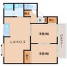 東海道本線/静岡駅 バス:20分:停歩2分 2階 築30年 2LDKの間取り