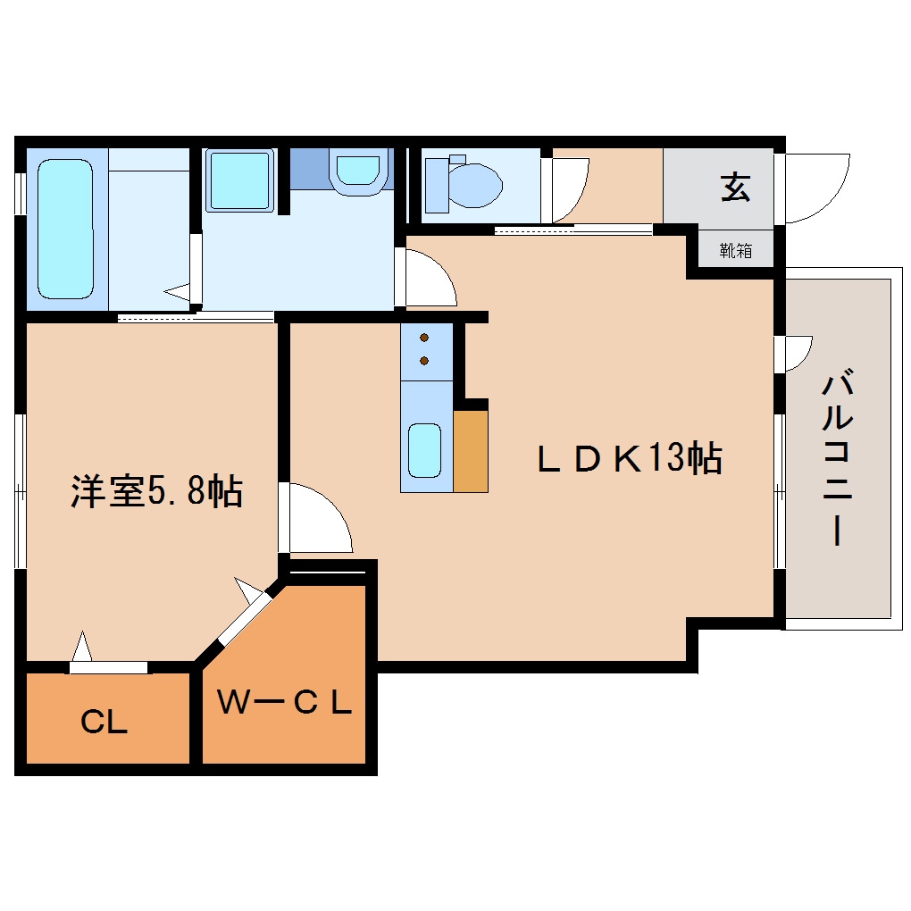 間取り図 東海道本線/西焼津駅 徒歩23分 1階 築10年