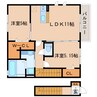 東海道本線/西焼津駅 徒歩23分 2階 築9年 2LDKの間取り