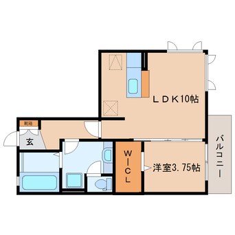 間取図 東海道本線/静岡駅 バス14分中村町上下車:停歩3分 1階 築8年