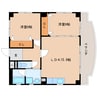 東海道本線/静岡駅 バス:12分:停歩5分 3階 築36年 2LDKの間取り