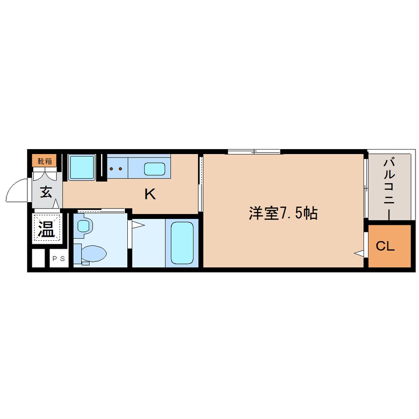 間取図 東海道本線/静岡駅 バス10分登呂遺跡入口下車:停歩2分 2階 築8年