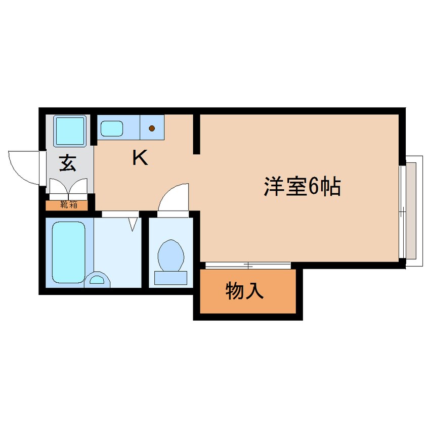 間取図 東海道本線/静岡駅 バス21分豊田一丁目下車:停歩5分 2階 築32年