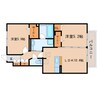 東海道本線/静岡駅 バス:19分:停歩1分 1階 築9年 2LDKの間取り