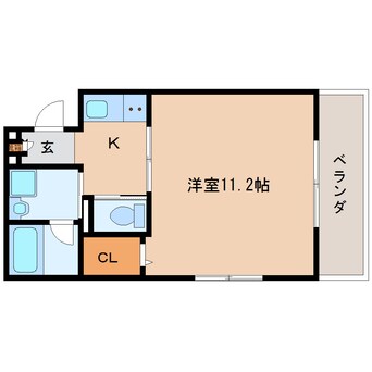 間取図 東海道本線/静岡駅 徒歩14分 1階 築8年