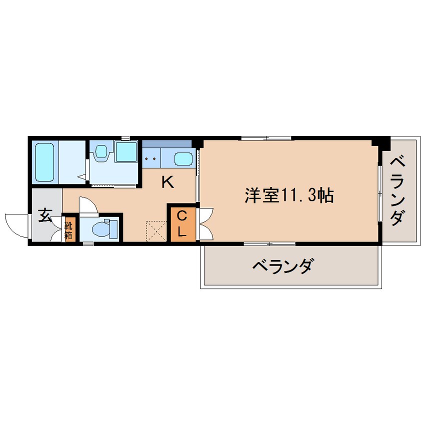 間取図 東海道本線/静岡駅 バス20分小鹿公民館前下車:停歩4分 5階 築7年