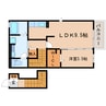 東海道本線/静岡駅 バス:19分:停歩6分 2階 築9年 1LDKの間取り
