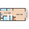 東海道本線/静岡駅 バス:17分:停歩2分 2階 築35年 1DKの間取り