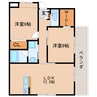 東海道本線/静岡駅 徒歩19分 1階 築13年 2LDKの間取り