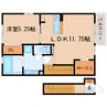 東海道本線/静岡駅 バス:20分:停歩4分 2階 築8年 1LDKの間取り