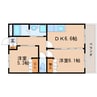 東海道本線/焼津駅 徒歩12分 1階 築17年 2DKの間取り