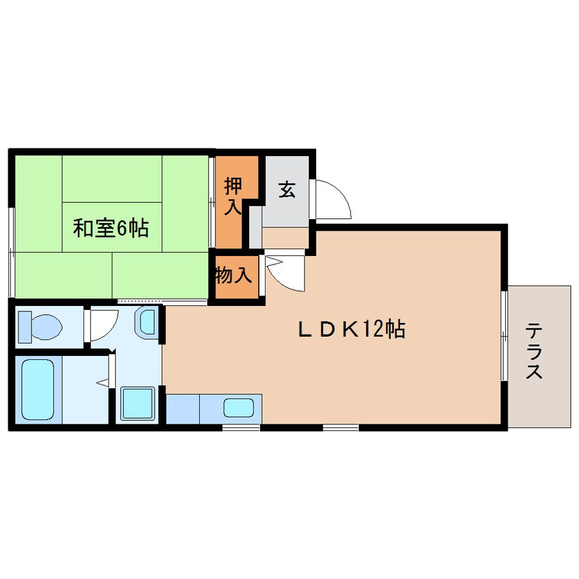 間取図 東海道本線/藤枝駅 バス9分駿河台下車:停歩3分 1階 築33年