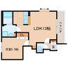 東海道本線/焼津駅 徒歩23分 1階 築15年 1LDKの間取り