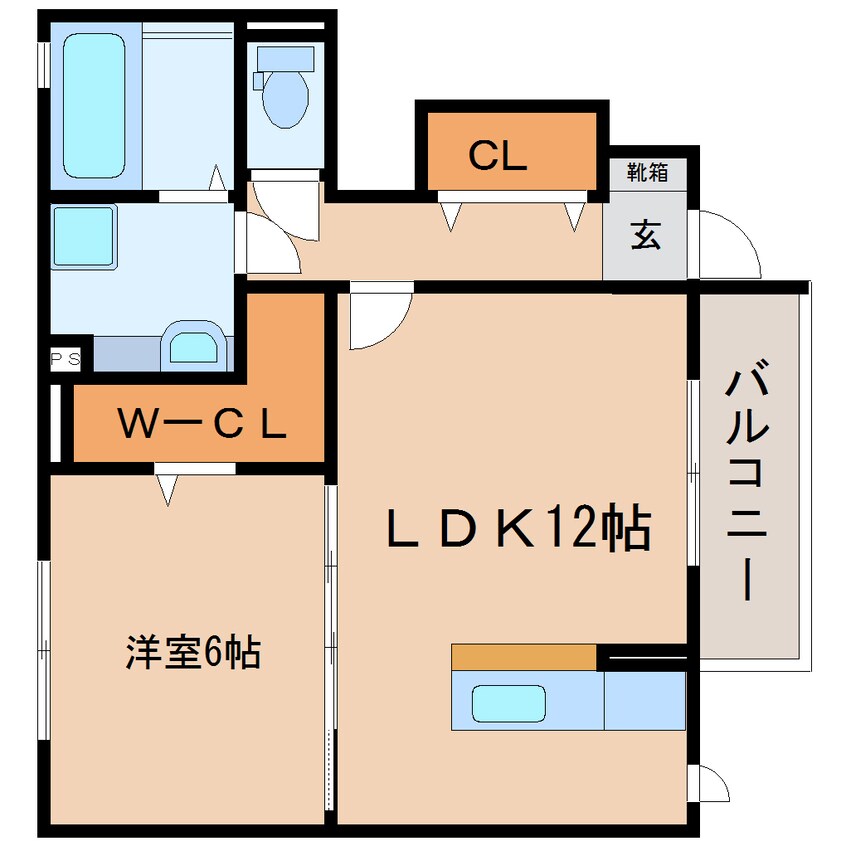 間取図 東海道本線/西焼津駅 徒歩21分 1階 築7年