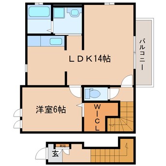 間取図 東海道本線/静岡駅 バス13分見瀬第一テレビ入口下車:停歩3分 2階 築8年
