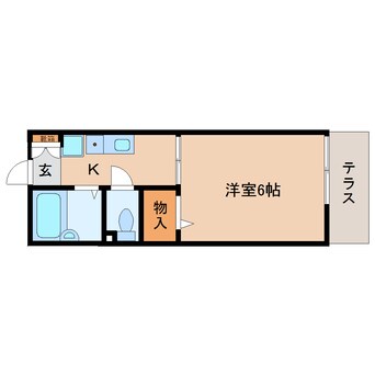 間取図 東海道本線/静岡駅 徒歩10分 1階 築35年