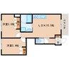 東海道本線/藤枝駅 バス:15分:停歩2分 1階 築14年 2LDKの間取り