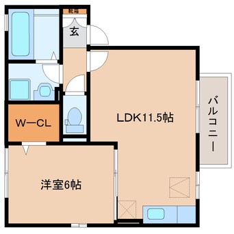 間取図 東海道本線/静岡駅 バス15分三菱電機前下車:停歩12分 1階 築10年