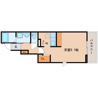 間取図 東海道本線/西焼津駅 バス5分大住下車:停歩7分 1階 築9年