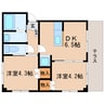 東海道本線/静岡駅 バス:22分:停歩6分 1階 築20年 2DKの間取り
