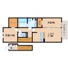 東海道本線/静岡駅 バス:22分:停歩8分 2階 築7年 2LDKの間取り