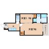 東海道新幹線（東海）/静岡駅 バス:30分:停歩6分 1階 築7年 2Kの間取り