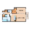 東海道本線/藤枝駅 徒歩18分 1階 築9年 1LDKの間取り