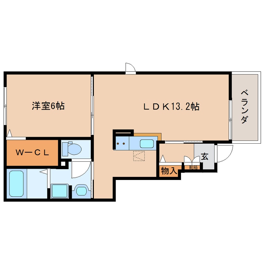 間取図 東海道本線/焼津駅 バス13分北川原公会堂下車:停歩5分 1階 築7年