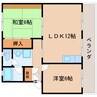 東海道本線/静岡駅 バス:11分:停歩3分 3階 築45年 2LDKの間取り