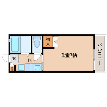 間取図 東海道本線/静岡駅 バス26分宮川下車:停歩1分 1階 築28年