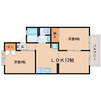 間取図 東海道本線/藤枝駅 バス12分南駿河台四丁目下車:停歩1分 1階 築31年