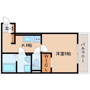 間取図 東海道本線/東静岡駅 徒歩9分 1階 築4年