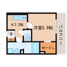 東海道本線/東静岡駅 徒歩9分 2階 築5年 1Kの間取り