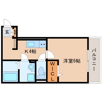間取図 東海道本線/東静岡駅 徒歩9分 2階 築5年