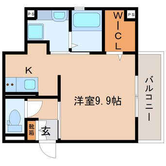 間取図 東海道本線/静岡駅 徒歩12分 3階 築3年