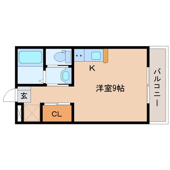 間取図 東海道本線/西焼津駅 徒歩6分 1階 築31年
