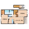 東海道本線/静岡駅 バス:30分:停歩10分 2階 築4年 2LDKの間取り
