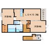 東海道本線/静岡駅 バス:22分:停歩10分 2階 築4年 2LDKの間取り