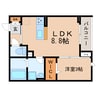 東海道本線/静岡駅 徒歩11分 2階 築4年 1LDKの間取り
