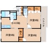 東海道本線/静岡駅 バス:23分:停歩4分 2階 築39年 3DKの間取り